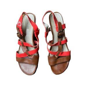 Kenneth Cole Reaction Wedge Open Toe Shoes Size 8.5